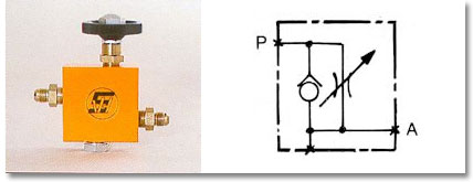 adjustable braking valve