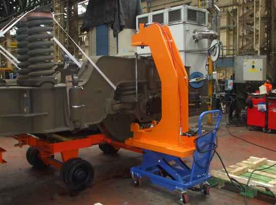 Presse mobile hydraulique, presse secteur ferroviaire