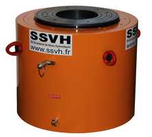 fabricant vérin hydraulique double-effet, piston creux, vérin sur mesure, vérin hydraulique géotechnique