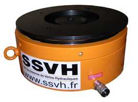 fabrication vérins hydrauliques spécifiques, vérin simple effet avec écrou sécurité